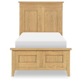 Todays Traditions Natural Hickory Youth Panel Bedroom Set