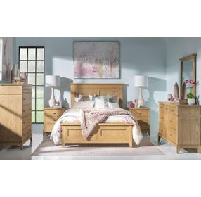 Todays Traditions Natural Hickory Full Panel Bed