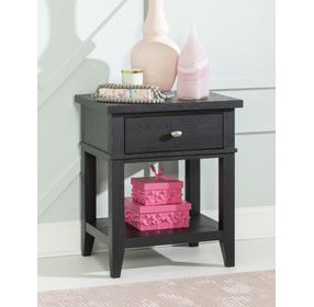 Todays Traditions Blacksmith 1 Drawer Nightstand with USB Charging