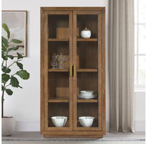 Garland Brown 2 Door Curio Cabinet