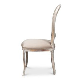 U093 06TG Gray Performance Fabric Upholstered Side Chair Set of 2