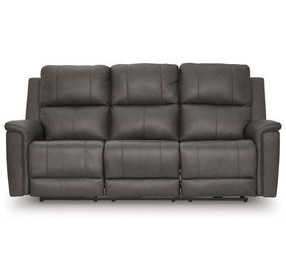 Burnley Anchor Leather Power Reclining Living Room Set