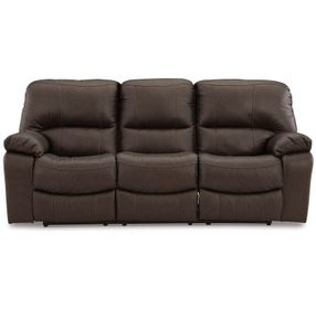 Leesworth Dark Brown Power Reclining Living Room Set