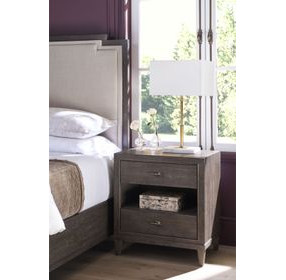 Montclair Cocoa 2 Drawer Nightstand with USB Charging