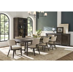 Montclair Cocoa Extendable Rectangular Dining Room Set