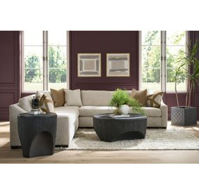 Montclair Cinder Round Cocktail Table