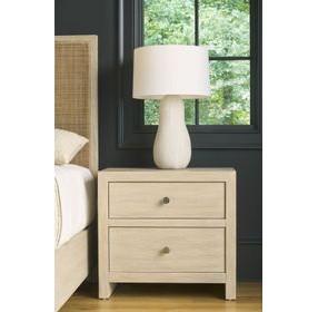 Azure Dockside 2 Drawer Nightstand with USB Charging
