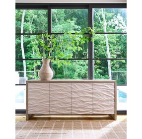 Oasis Dockside and White Wave 4 Door Credenza