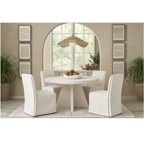 Oasis Shoreline Extendable Round Dining Room Set