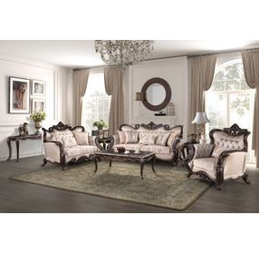Constantine Beige 70" Loveseat