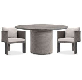 Rialto Brown Outdoor Dining Room Set