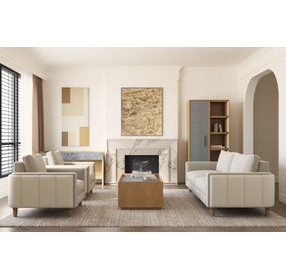 Loft Brown 1 Door Etagere Bookcase