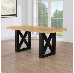 Magnolia Brown 96" Extendable Rectangular Counter Height Table
