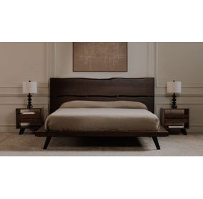 Madagascar Dark Brown 1 Drawer Nightstand