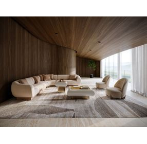 Seta Oatmeal 4 Piece Modular Sectional