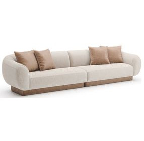 Seta Oatmeal 2 Piece Modular Sectional