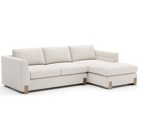 Counter Balance Birch 2 Piece Small Modular Sectional with RAF Chaise
