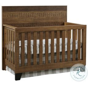 Urban Rustic Brushed Wheat Convertible Standard Crib