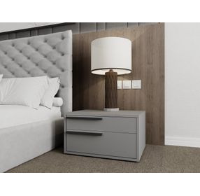 Carter Gray 2 Drawer Nightstand Set of 2
