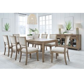 Breckenridge Medium Brown 96" Extendable Rectangular Dining Table