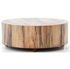 Hudson Spalted Primavera Round Occassional Table Set