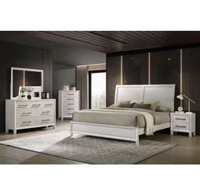 Ballard White Rectangular Dresser Mirror