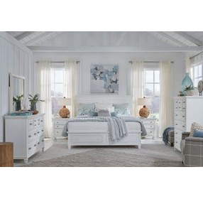 Harborwick White Dove Panel Bedroom Set