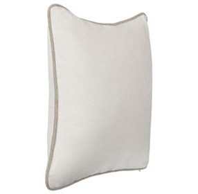 Heirloom Velvet Ivory 18 x 18" Accent Pillow
