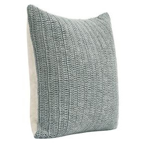 Macie and Rina Stone Gray Square Accent Pillow