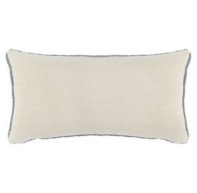 Macie and Rina Stone Gray Rectangular Accent Pillow
