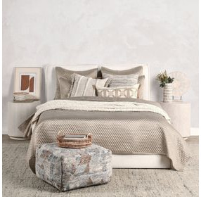 Diamond Pebble King Sham