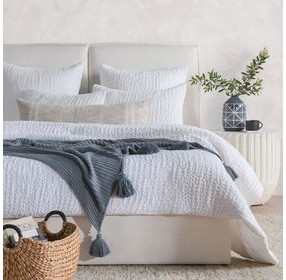 Repose Ria Natural and Ivory Rectangular Accent Pillow