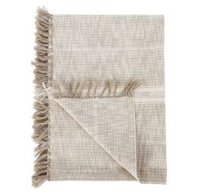 Throws Ria Natural and Ivory Throw