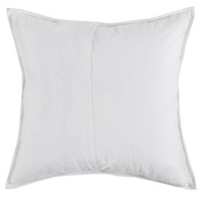 Carly White Euro Sham with Silvadur Tech