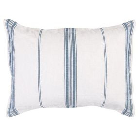 Jayson Blue Stripe Cashmere Standard Sham