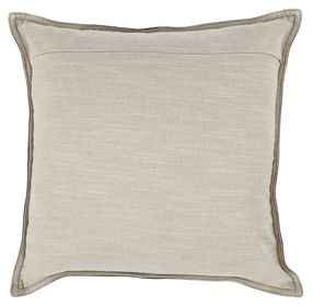 Soco Leather Naval Nightfall Blue Square Accent Pillow Set of 2