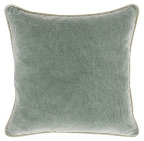 Heirloom Velvet Bay Green 22 x 22" Accent Pillow