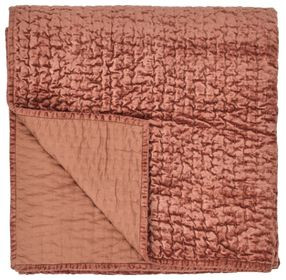 Bari Velvet Terracotta Queen Quilt