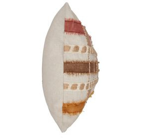 Melange Stratton Clay and Beige Rectangular Accent Pillow Set of 2