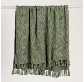 Throws Sharma Cedar Green Throw