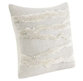 Stillness Passage Ivory Square Accent Pillow Set of 2