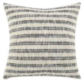 Villa Classics Linna Natural and Black Square Accent Pillow