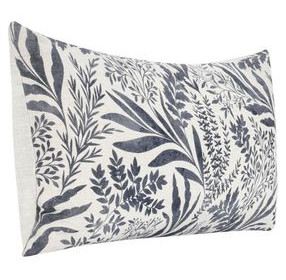 Villa Classics Mulberry Denim Blue Rectangular Accent Pillow
