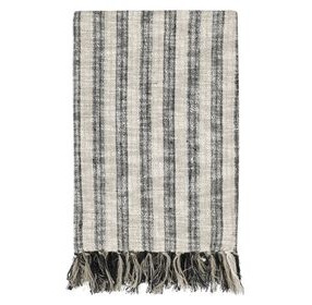 Throws Linna Natural and Black Throw