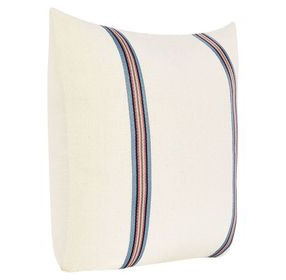 Boardwalk Bacall and Blue Square Accent Pillow Set of 2