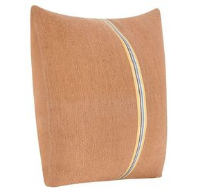 Boardwalk Rowland Hazel and Yellow Square Accent Pillow Set of 2