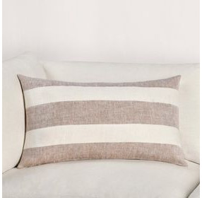 Boardwalk Gardner Hazel and Ivory Rectangular Accent Pillow Set of 2