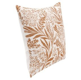 Villa Classics Mulberry Chestnut Brown Square Accent Pillow