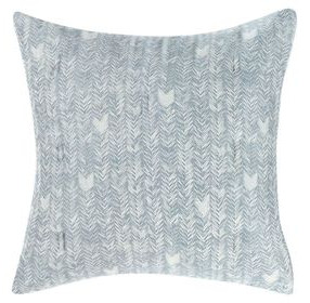 French Herringbone Storm Comforter Euro Sham