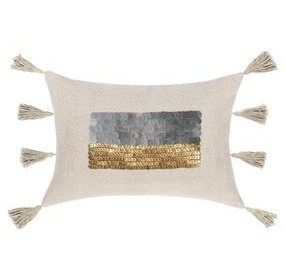 Radiant Oasis Tanga Natural Rectangular Accent Pillow
